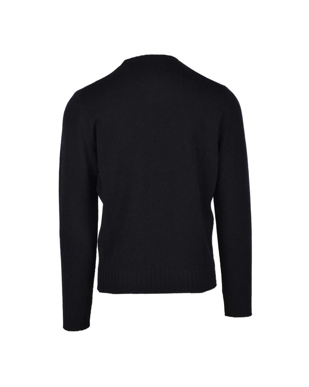 FILIPPO DE LAURENTIIS Blue Round-Neck Knitwear for men