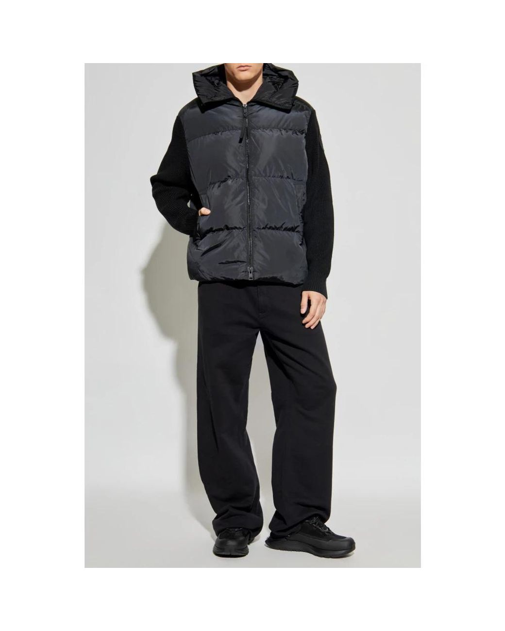 Down Jackets Canada Goose de hombre de color Black
