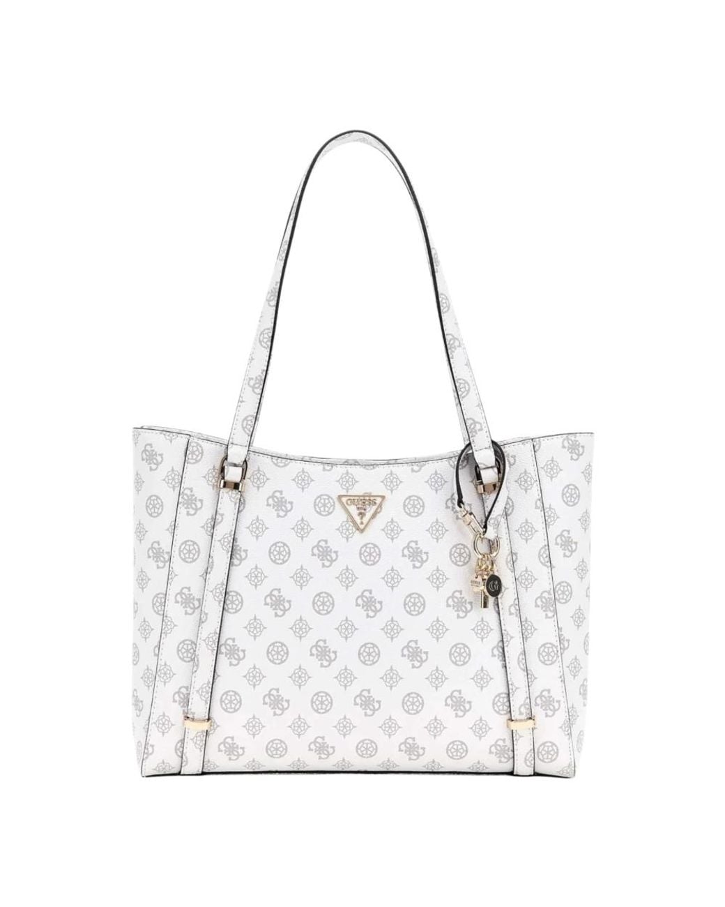 Guess White Shopping Bags