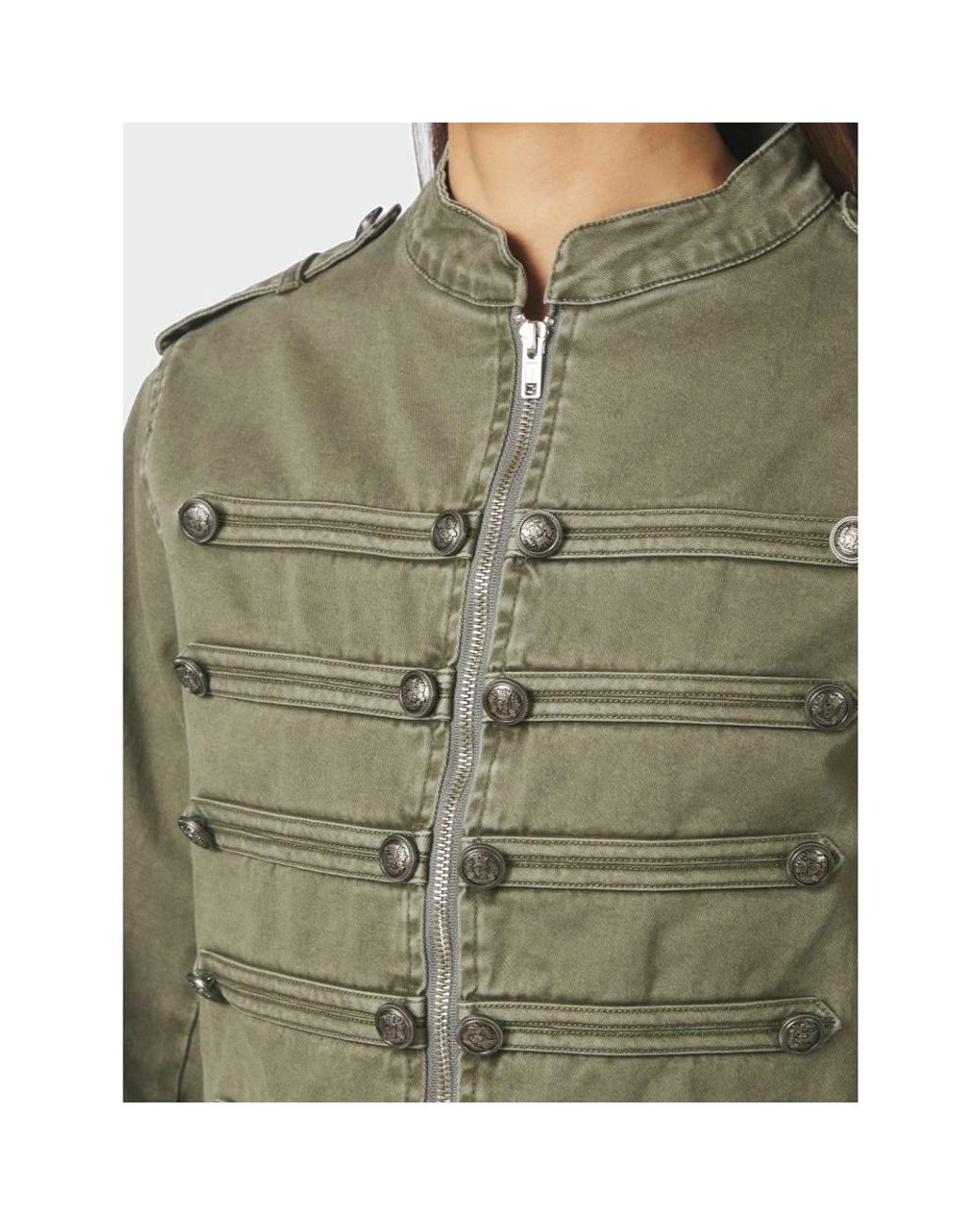 Light Jackets Neo Noir de color Green