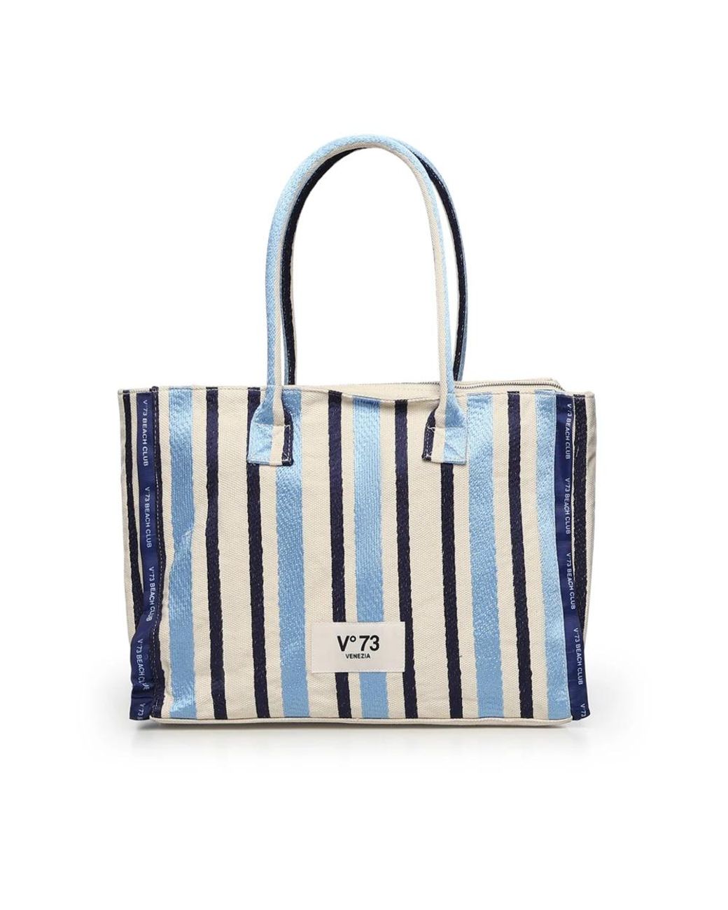 V73 Blue Rilene Tote Bag