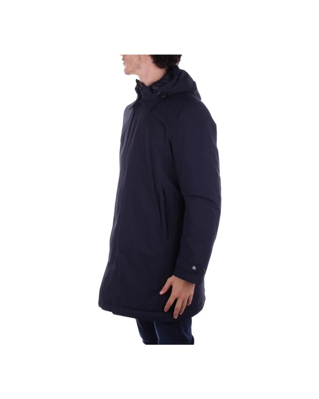 Woolrich Blue Parkas for men