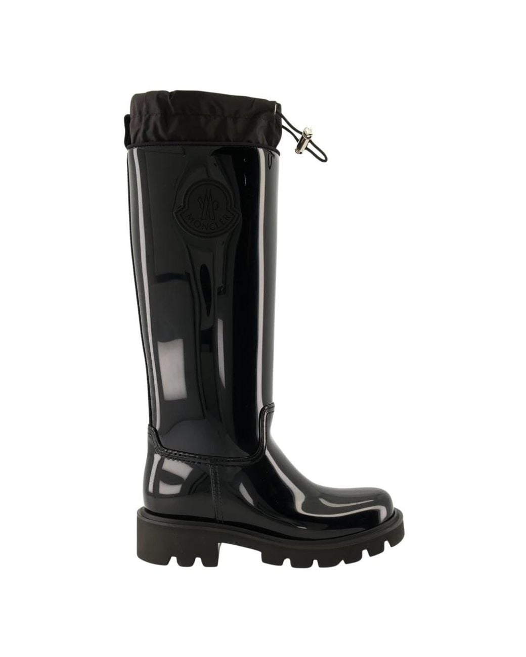 Moncler Black Rain Boots
