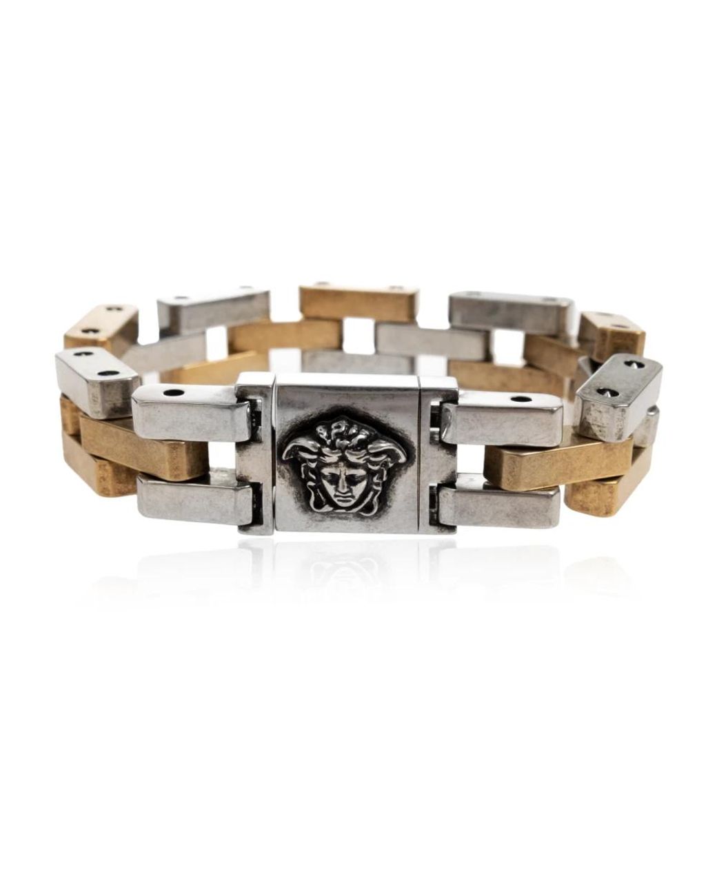 Versace Medusa Link Armband in het Metallic