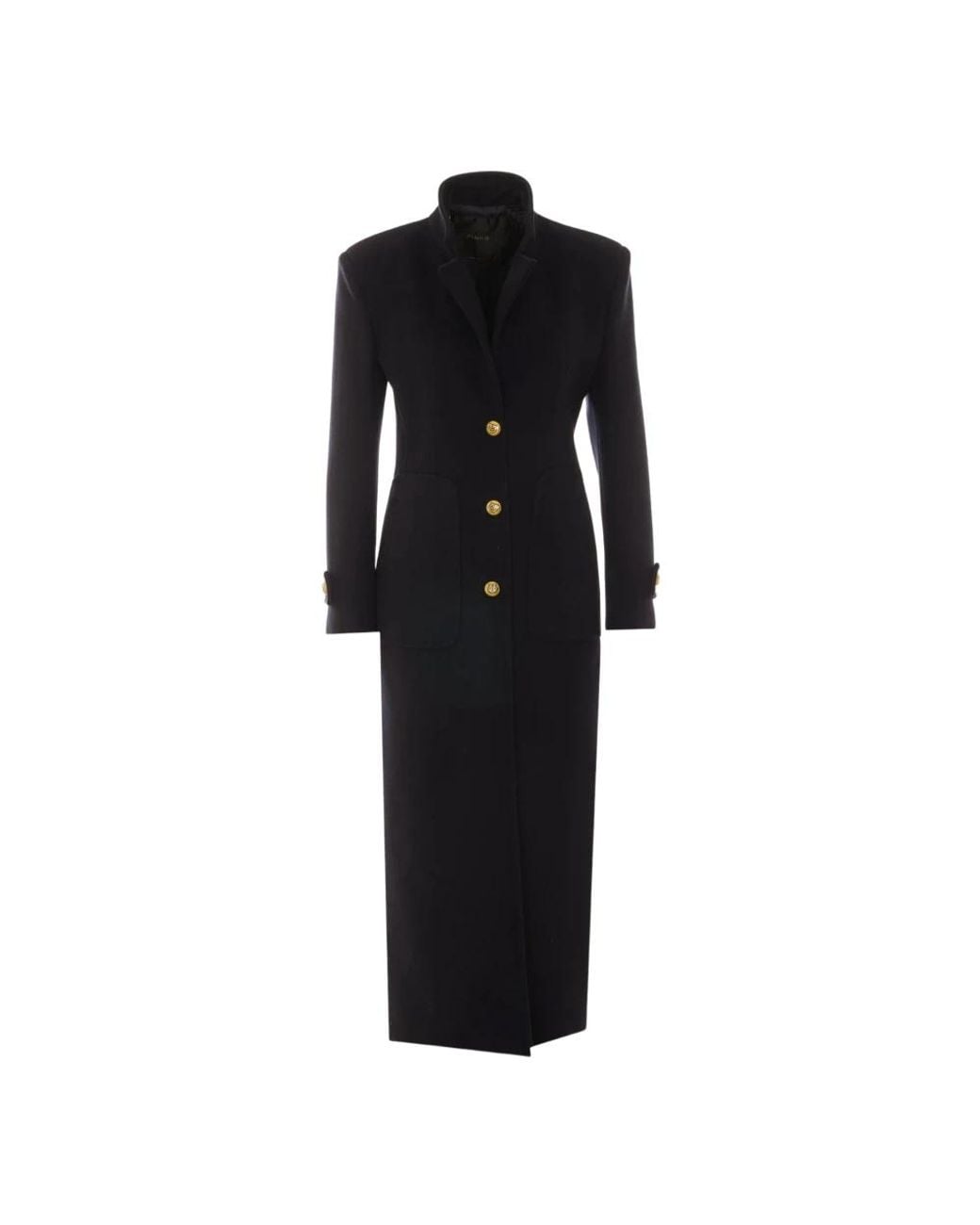 Pinko Black Single-Breasted Coats