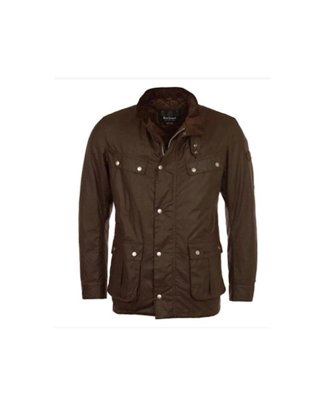 Barbour Duke Wax Jacket in het Brown voor heren