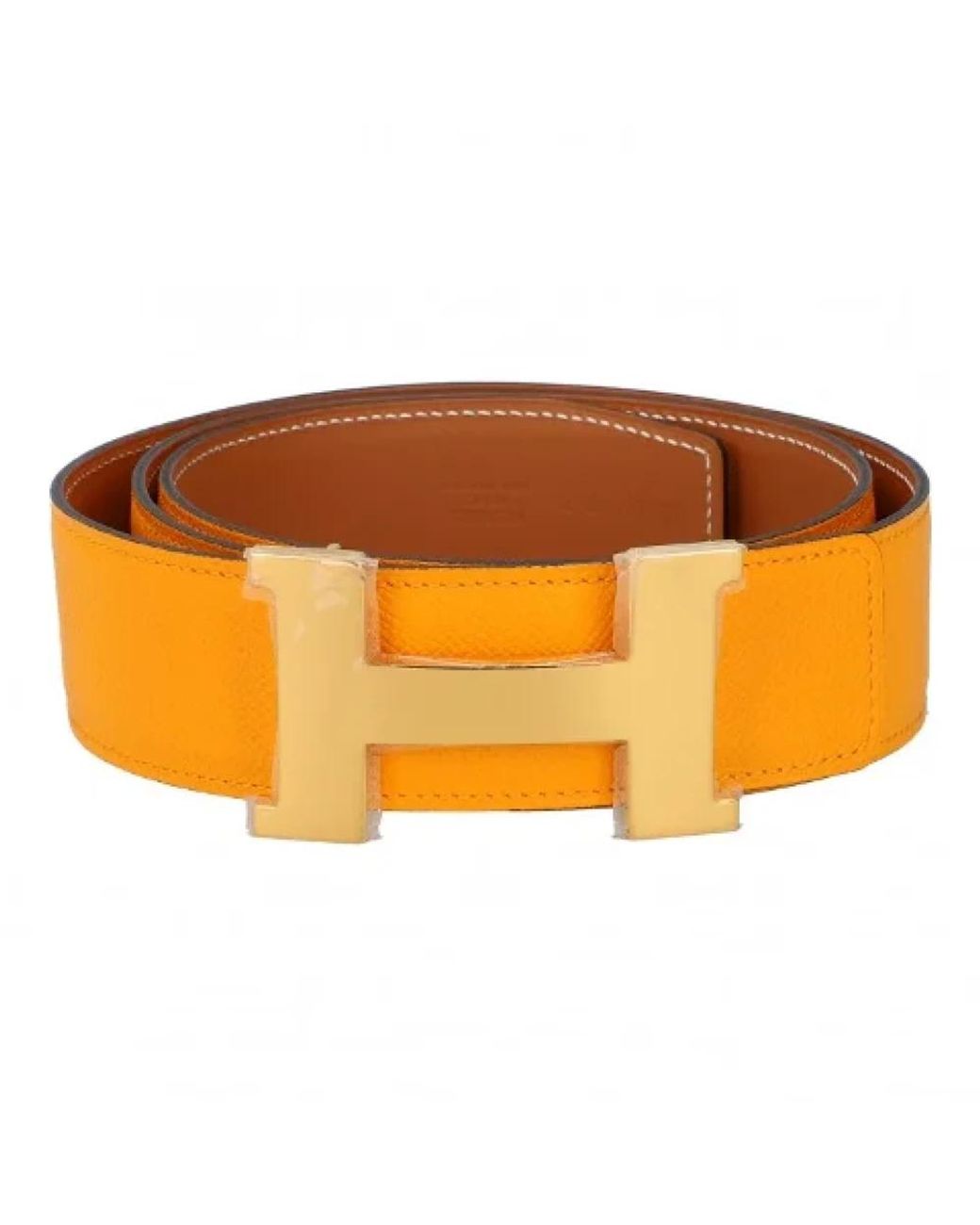 Cintura usata di Hermès in Arancione | Lyst