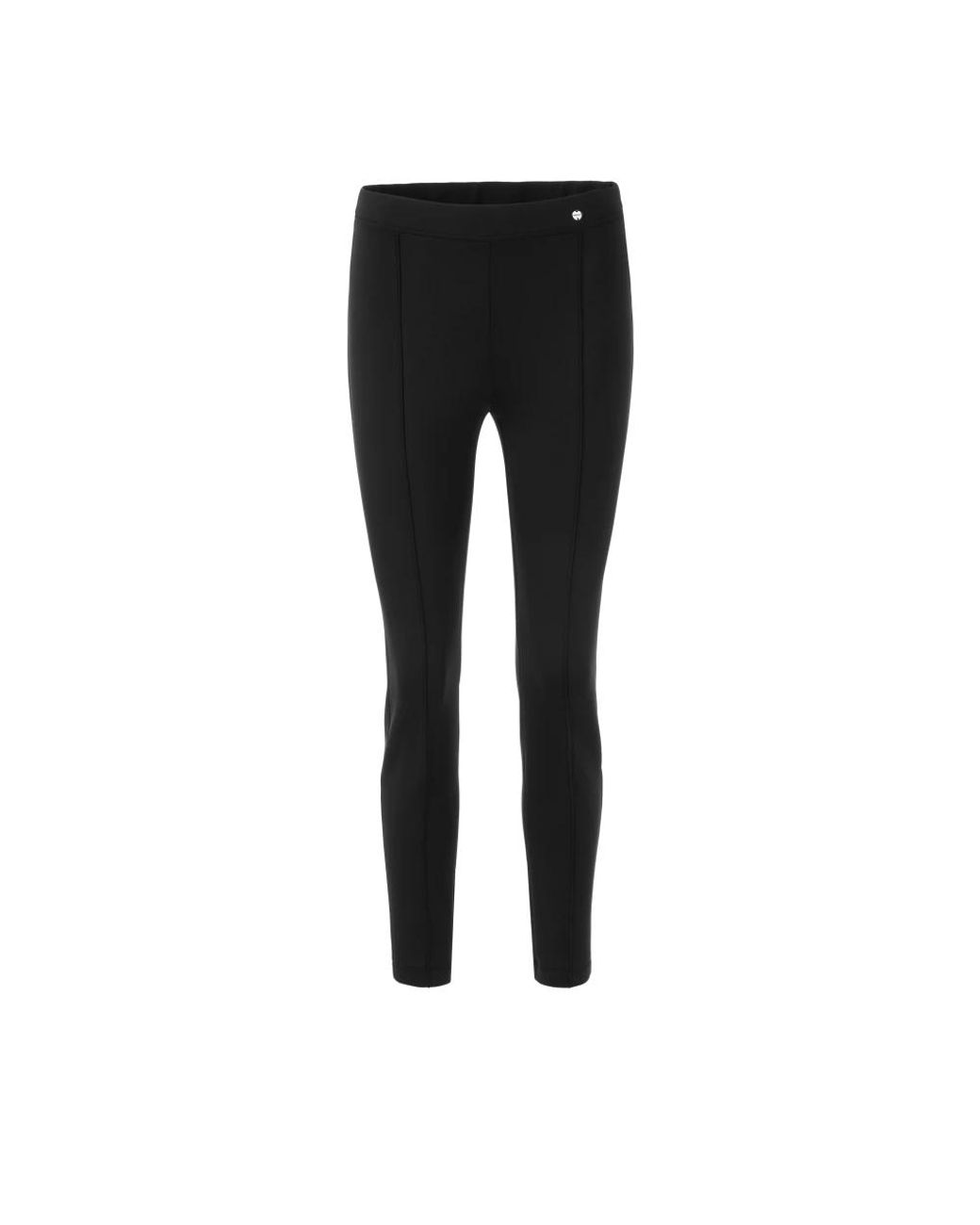 Marc Cain Broeken ,Zwart ,Polyester Stretch Jersey Broek in het Black