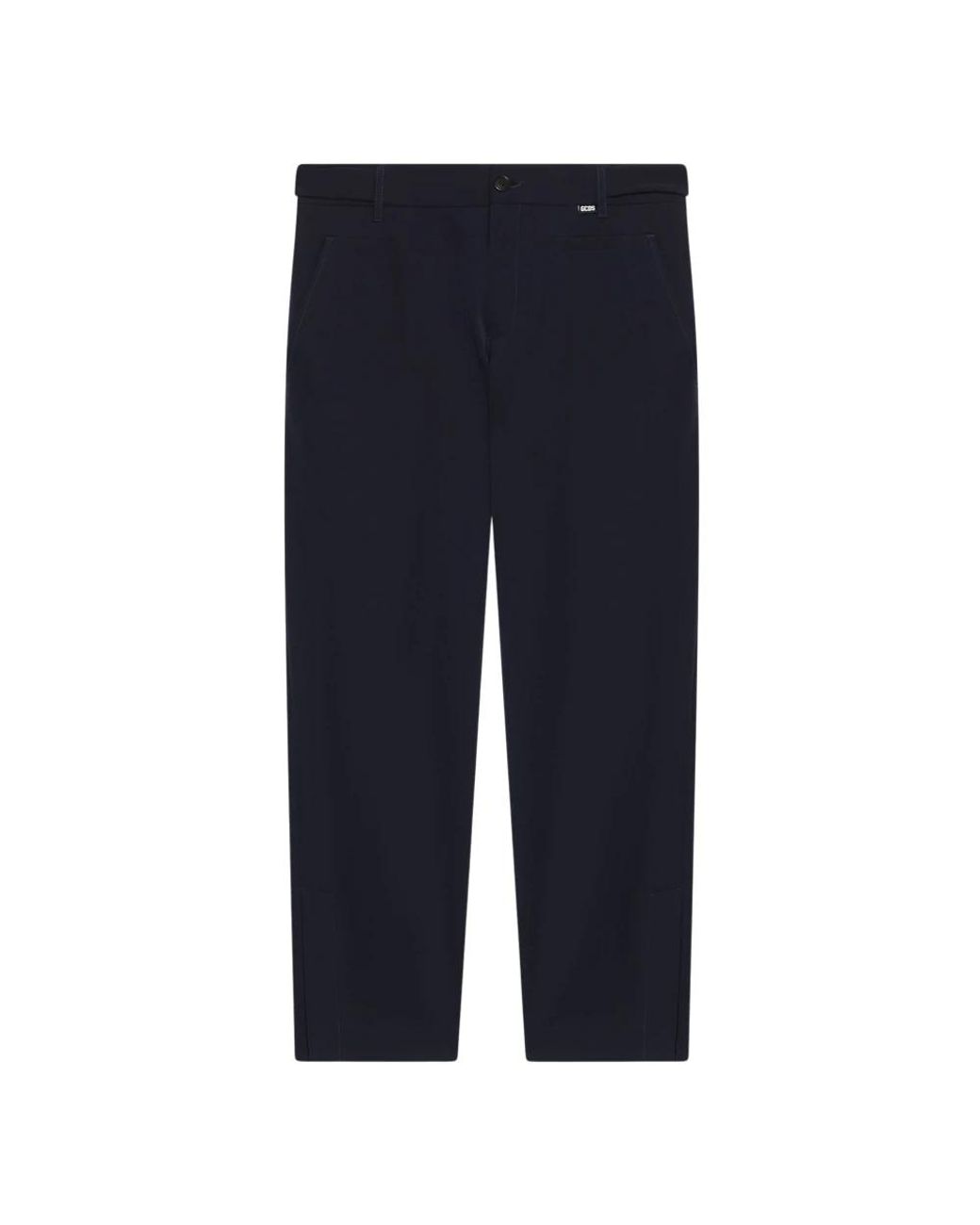 Gcds Blue Straight Trousers for men