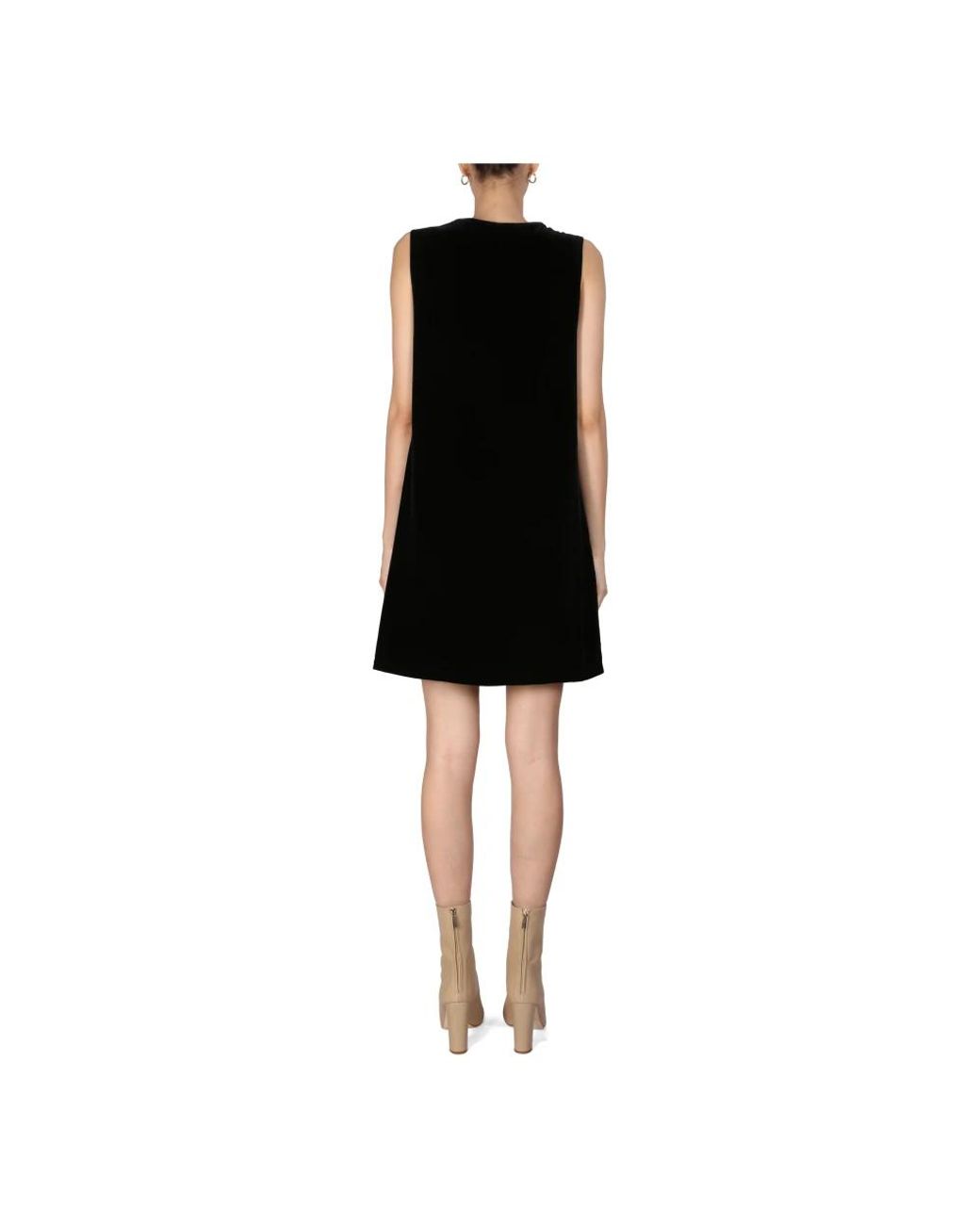Boutique Moschino Black Short Dresses