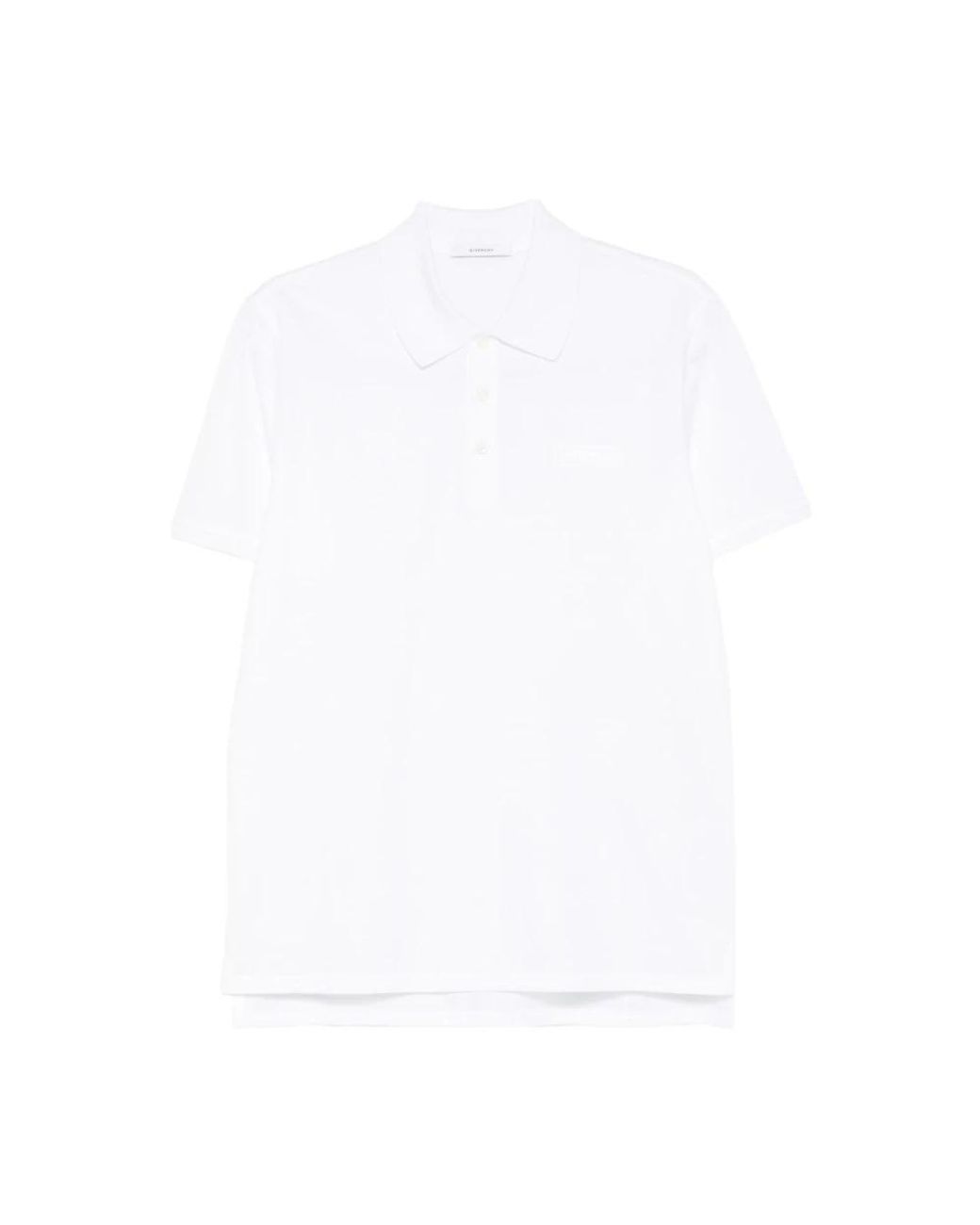 Givenchy Tops ,Wit ,Katoen Polo Van Katoen in het White voor heren