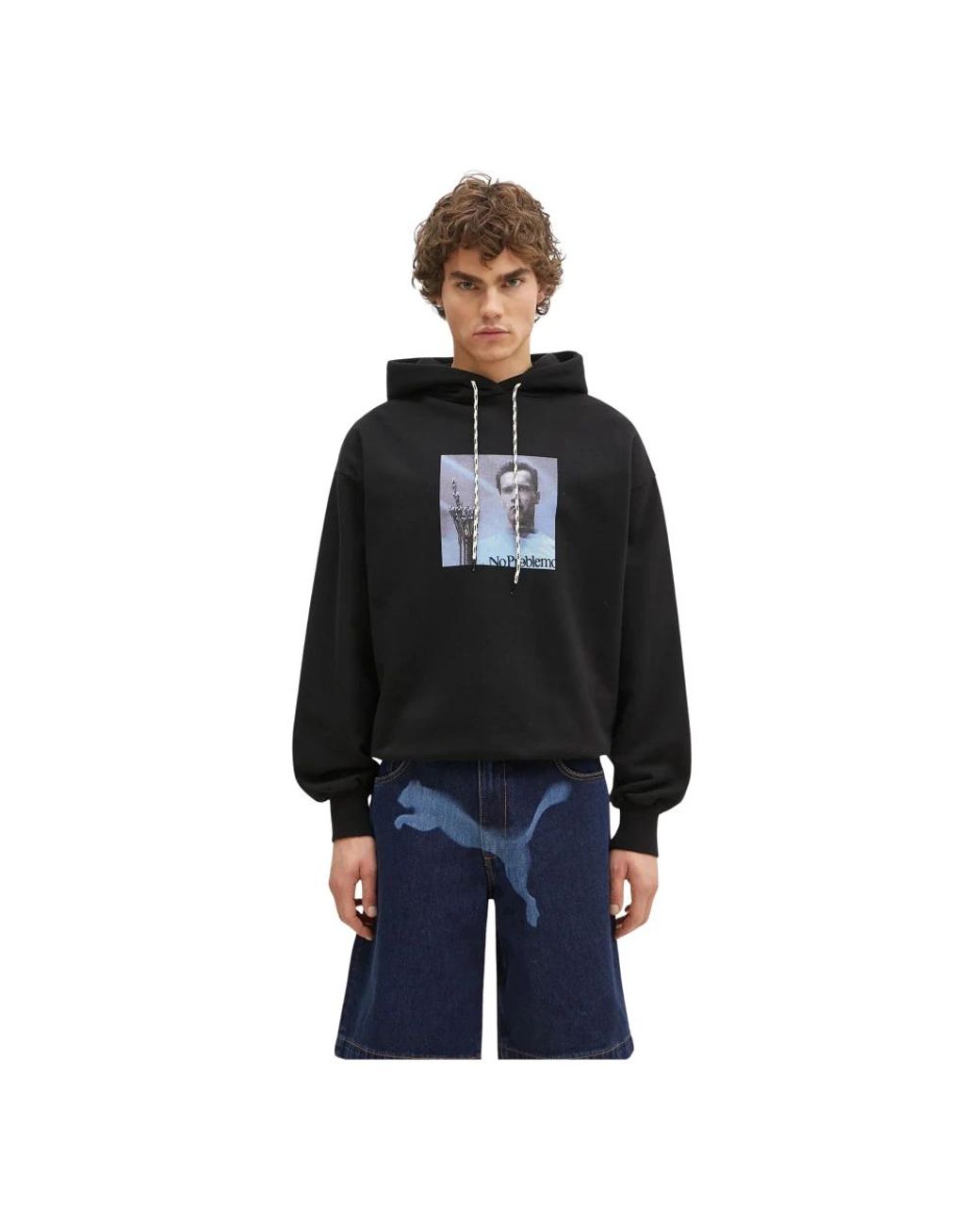 No Problemo I'Ll Be Back Hoodie in het Black voor heren