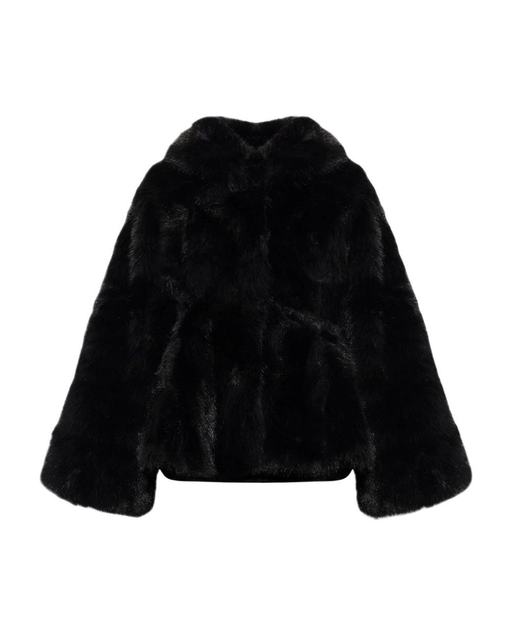 ROTATE BIRGER CHRISTENSEN Black Faux Fur & Shearling Jackets