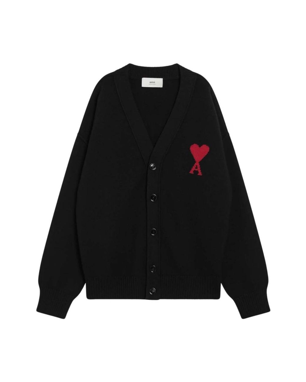 AMI Black Cardigans for men