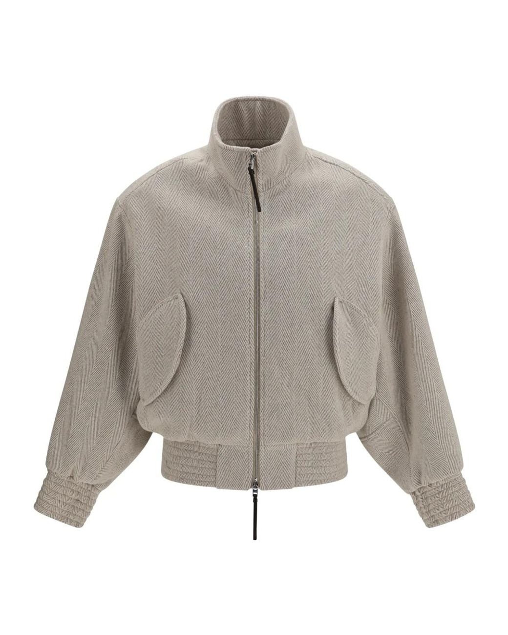 Jacquemus Le Bomber Losange Jacket in het Gray