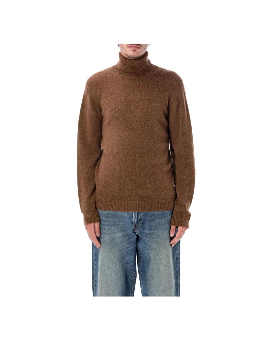 Roberto Collina Brown Turtlenecks for men