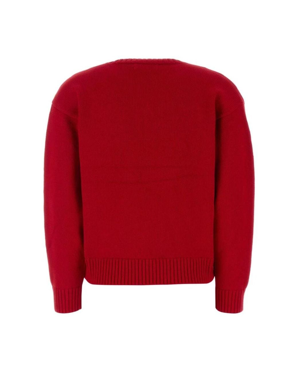 Ralph Lauren Red Round-Neck Knitwear
