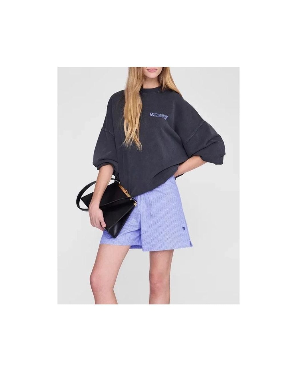 Anine Bing Blue Sweatshirts