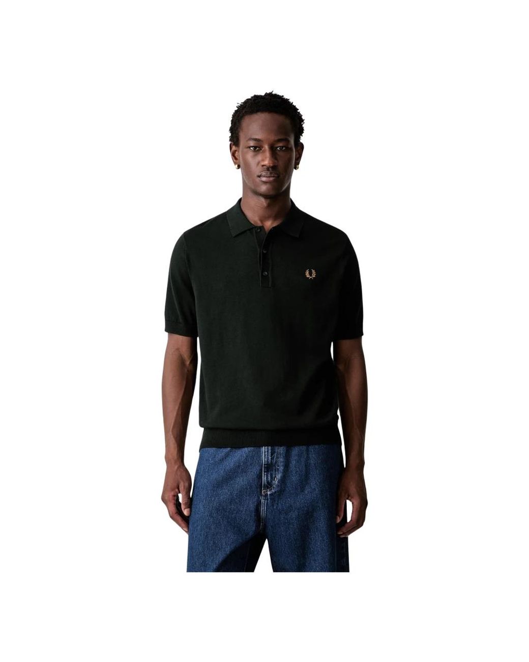 Fred Perry Polo Hemden in het Black voor heren