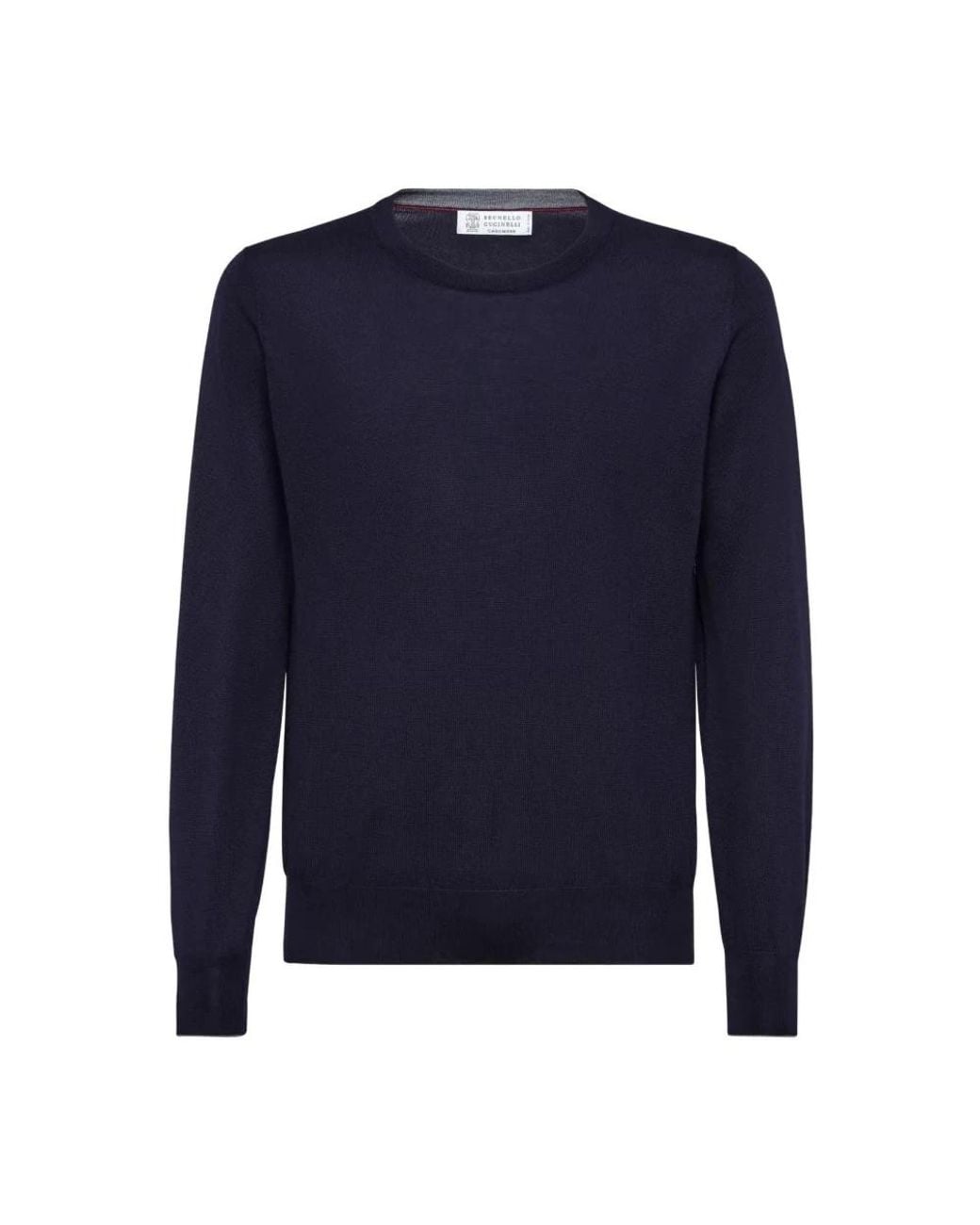 Brunello Cucinelli Blue Cashmere Knitwear for men