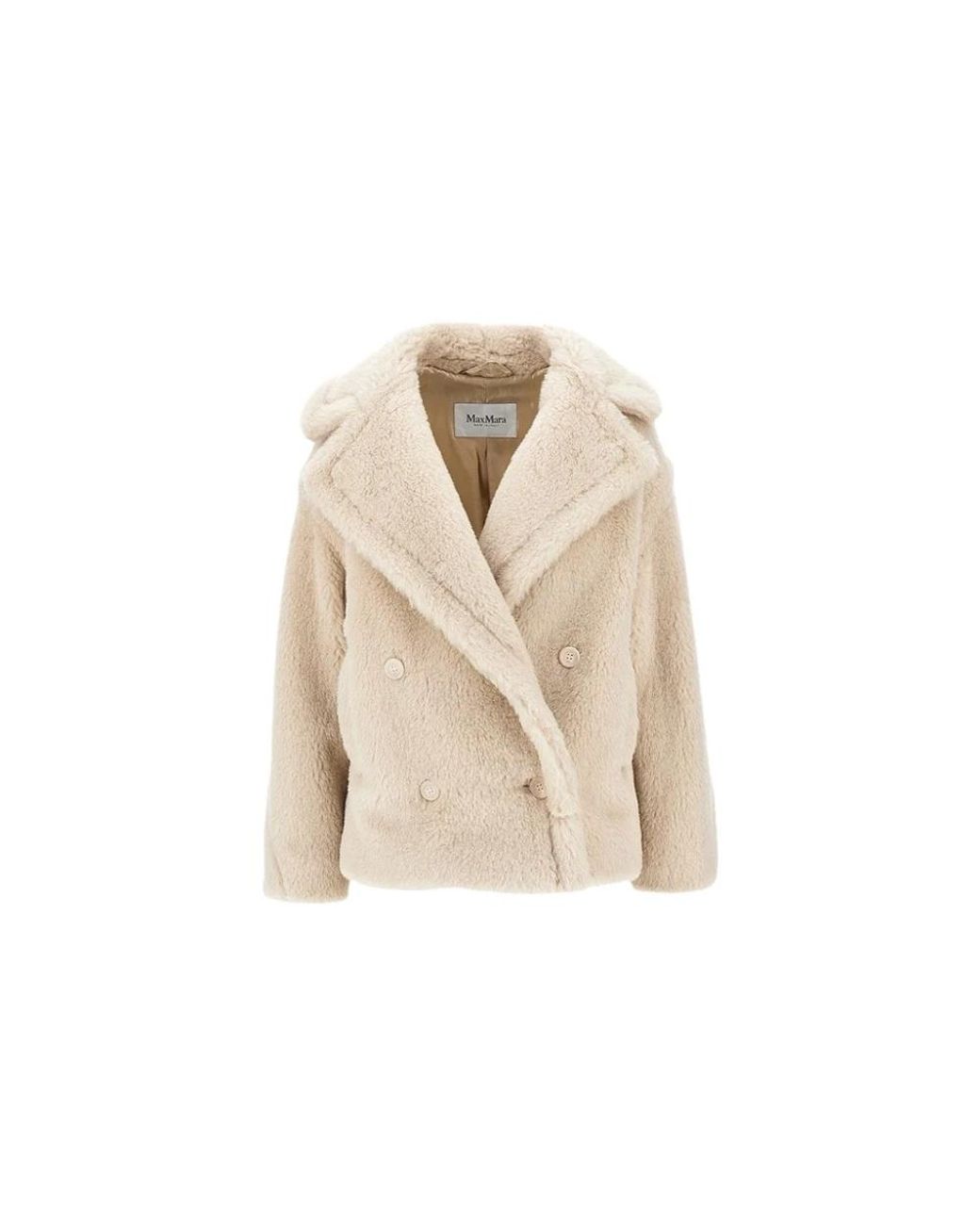 Max Mara Natural Faux Fur & Shearling Jackets