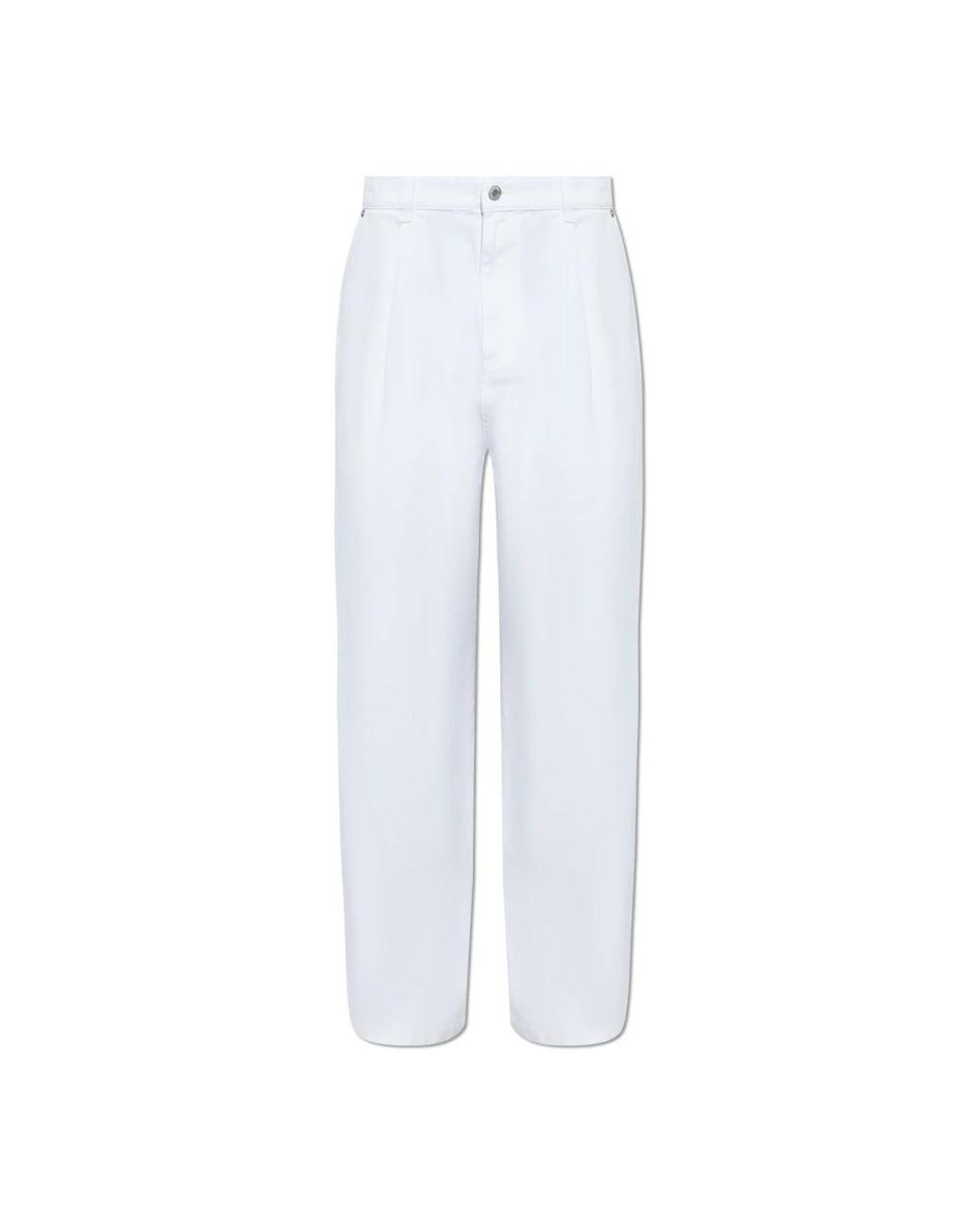 Moschino White Straight Jeans for men