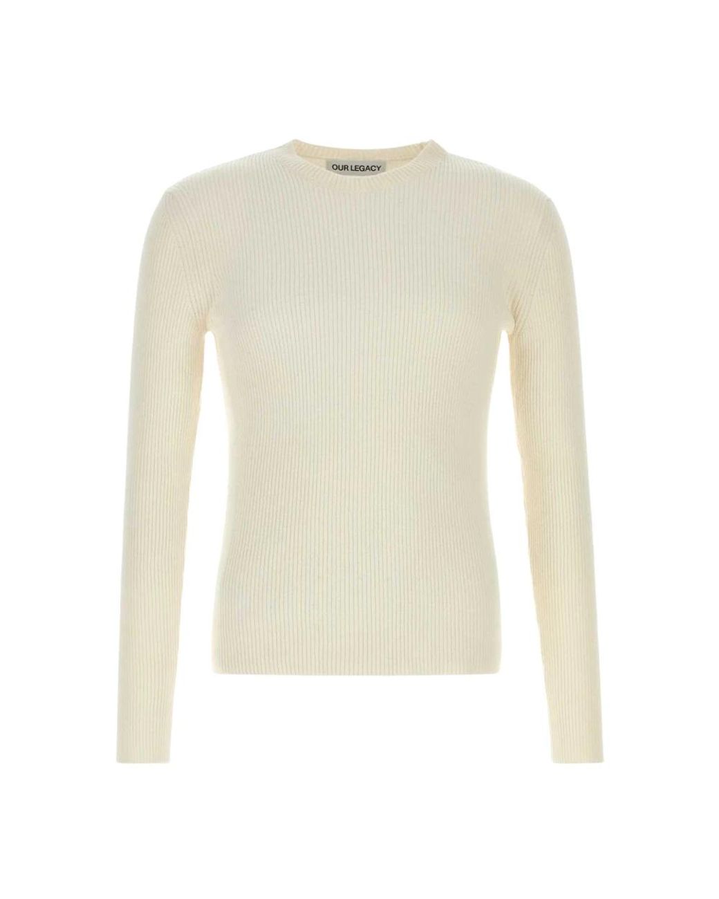 Our Legacy Natural Round-Neck Knitwear for men