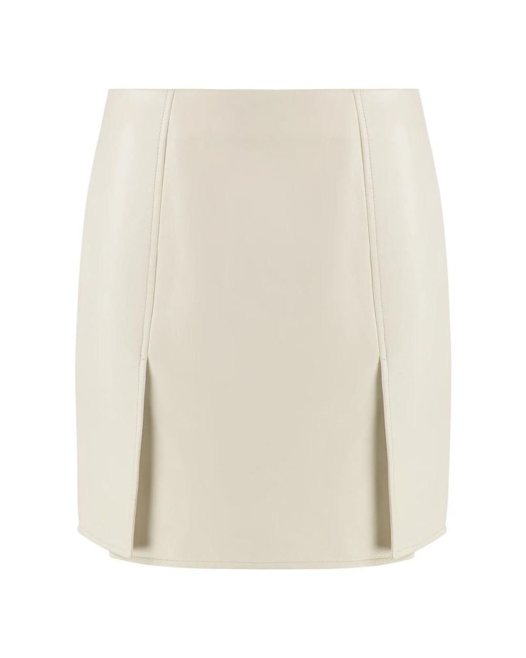Tod's White Leather Skirts