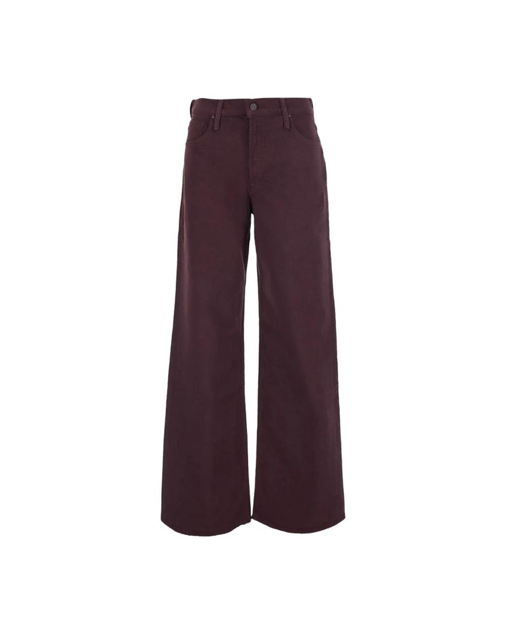 Mother Purple Wide Jeans