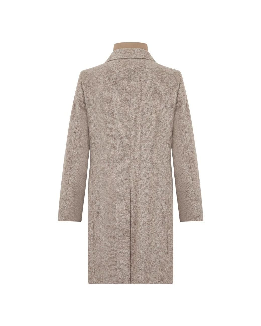 Single-Breasted Coats di Fedeli in Natural da Uomo