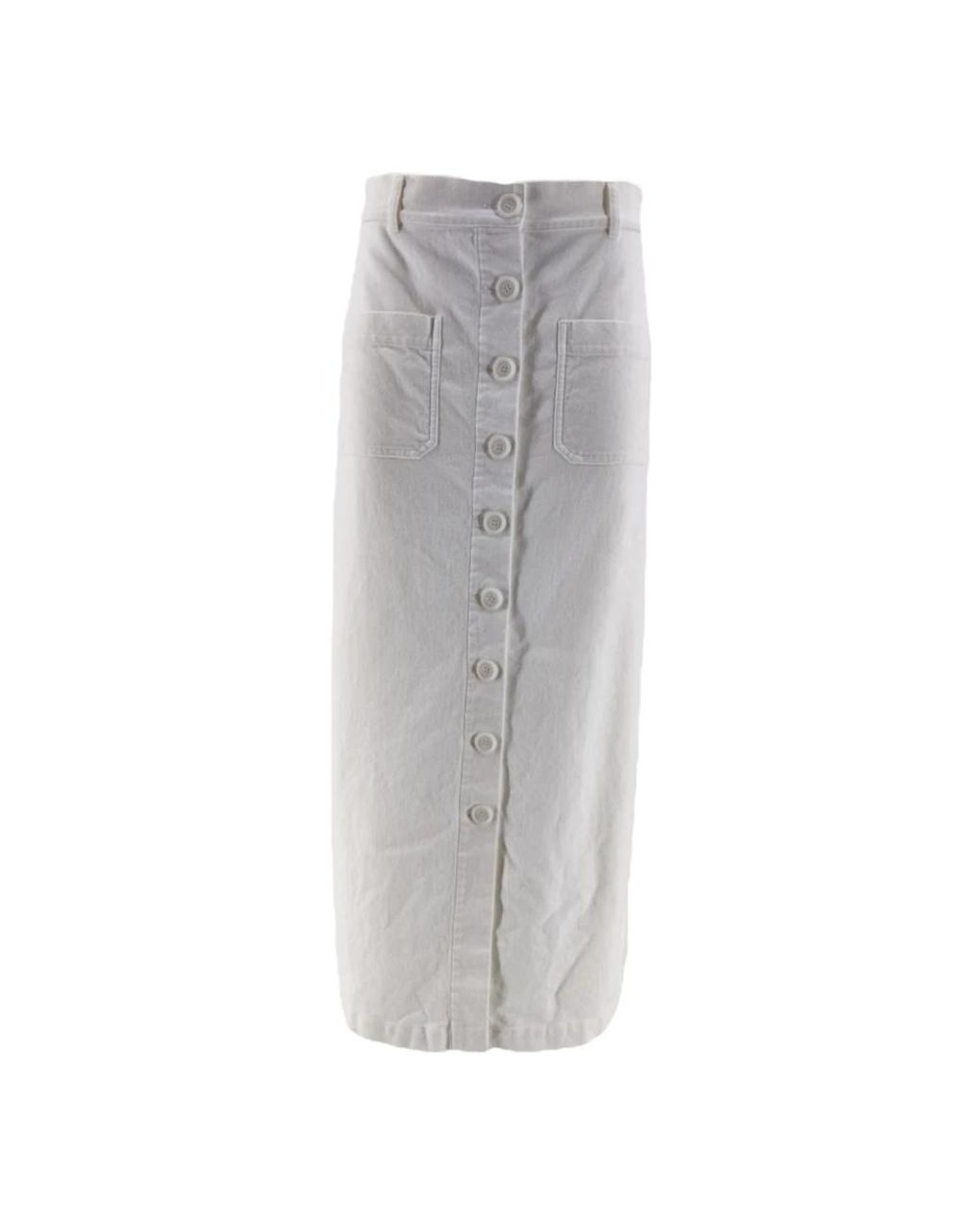 Aspesi Gray Midi Skirts