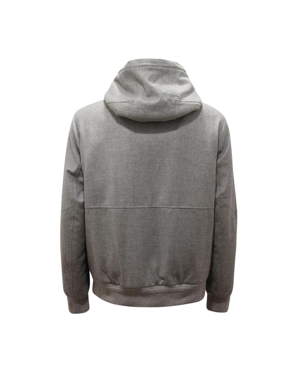 DUNO Hoodies & Sweatvesten ,Grijs ,Shearling Inside Jacket Draco Levico in het Gray voor heren