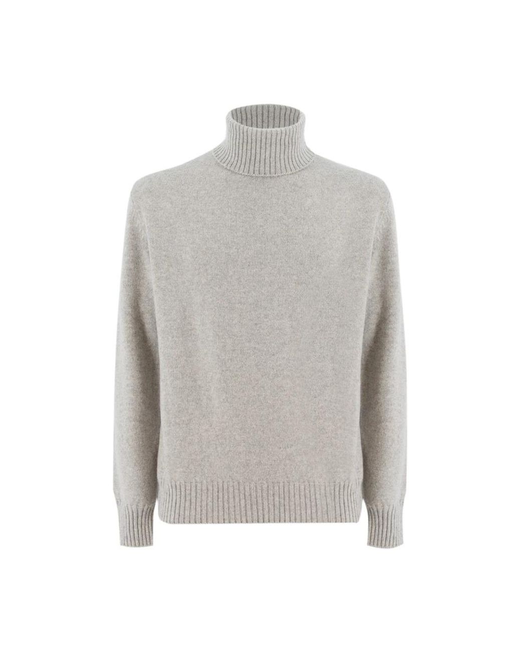 Sease Gray Cashmere Knitwear for men