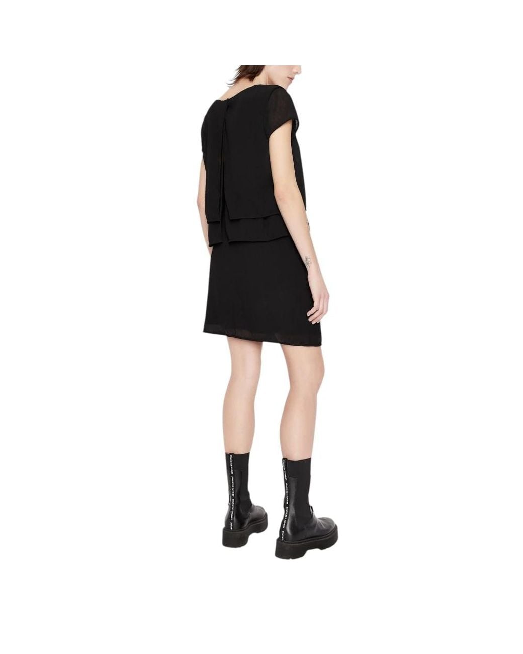 ARMANI EXCHANGE Black Short Dresses