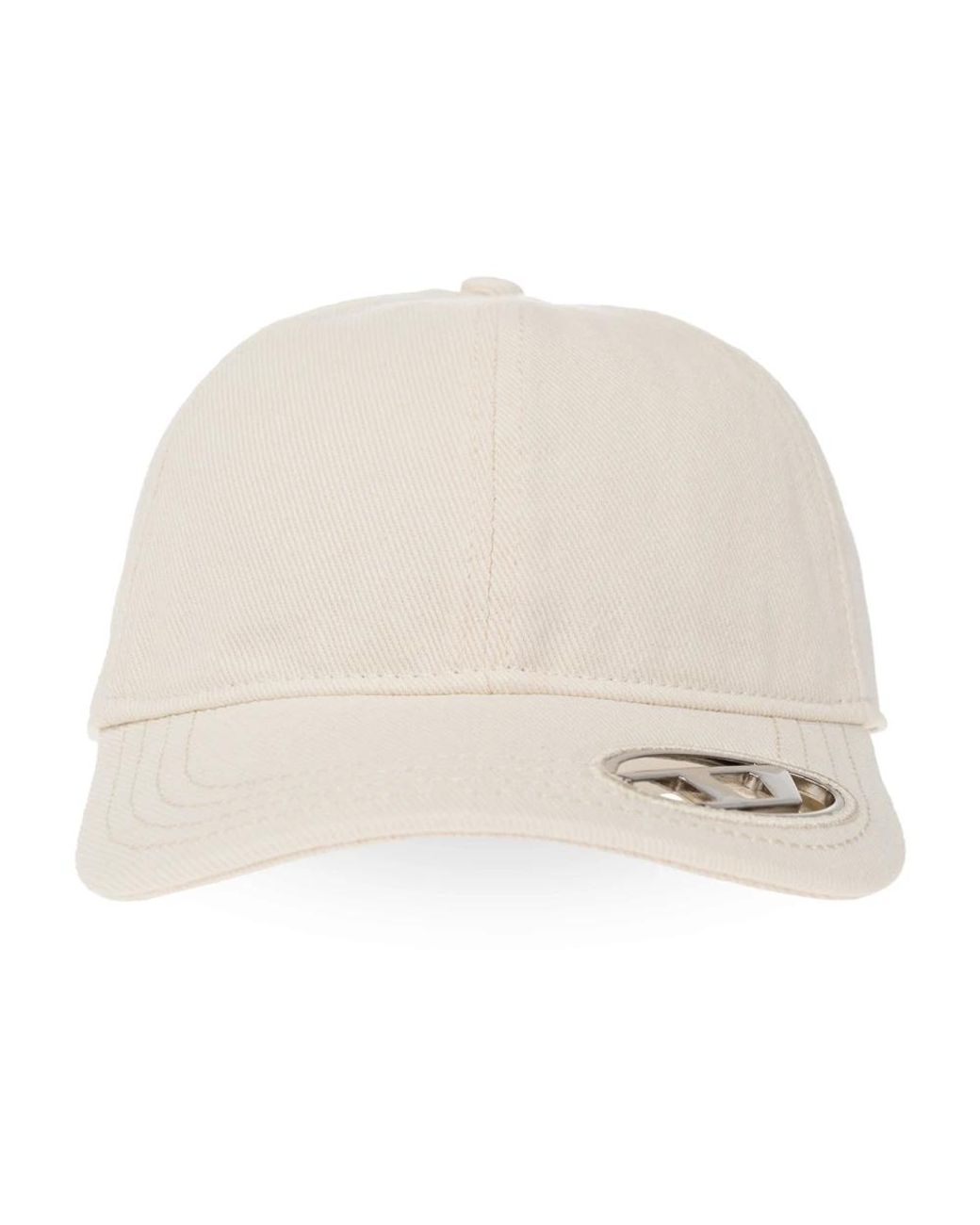 DIESEL 'c-plak' baseball cap in Natural für Herren