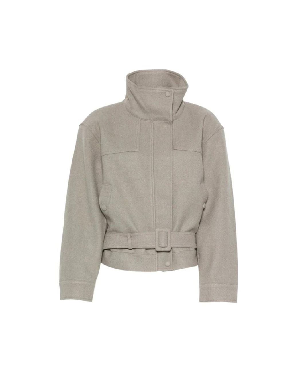 LA PISCINE Gray Light Jackets