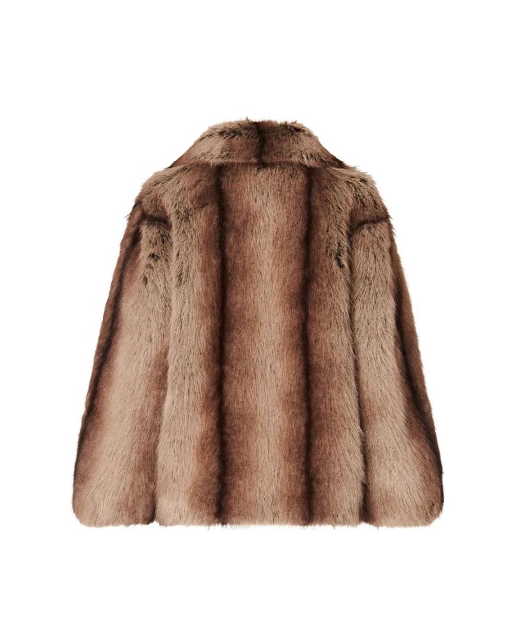 Pinko Brown Faux Fur & Shearling Jackets