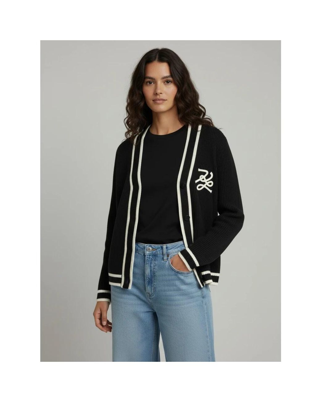 Karl Lagerfeld Black Cardigans