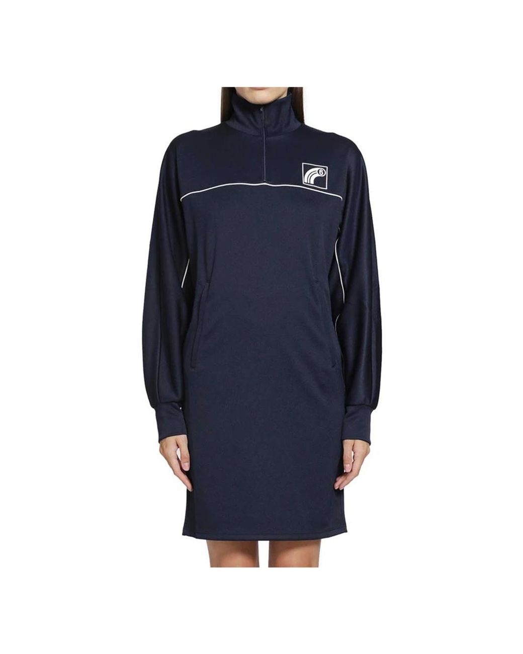 MM6 by Maison Margiela Blue Short Dresses