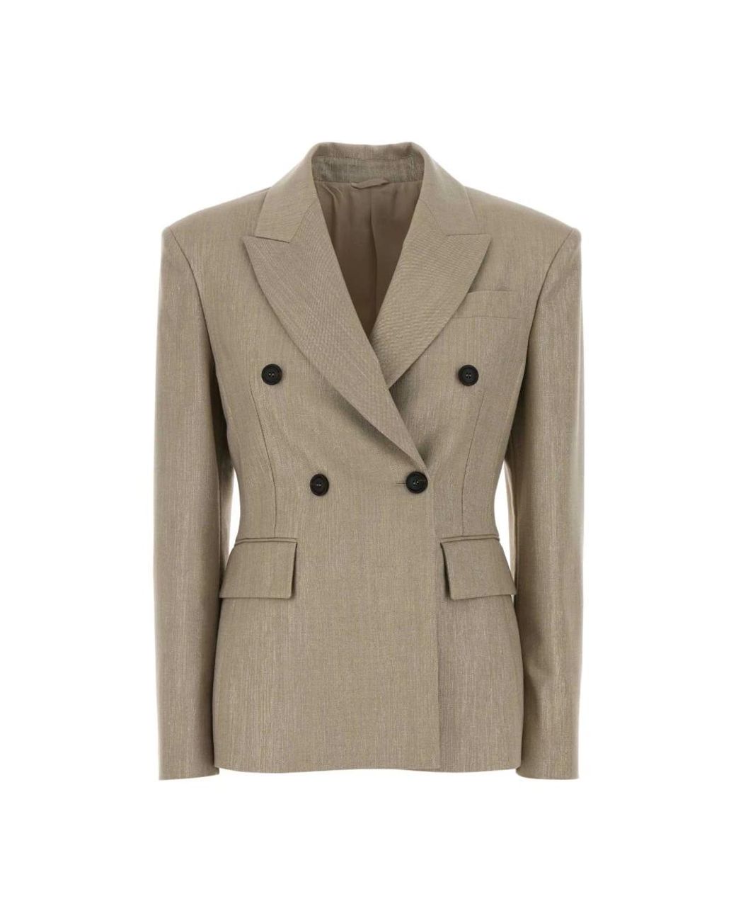 Brunello Cucinelli Natural Blazers