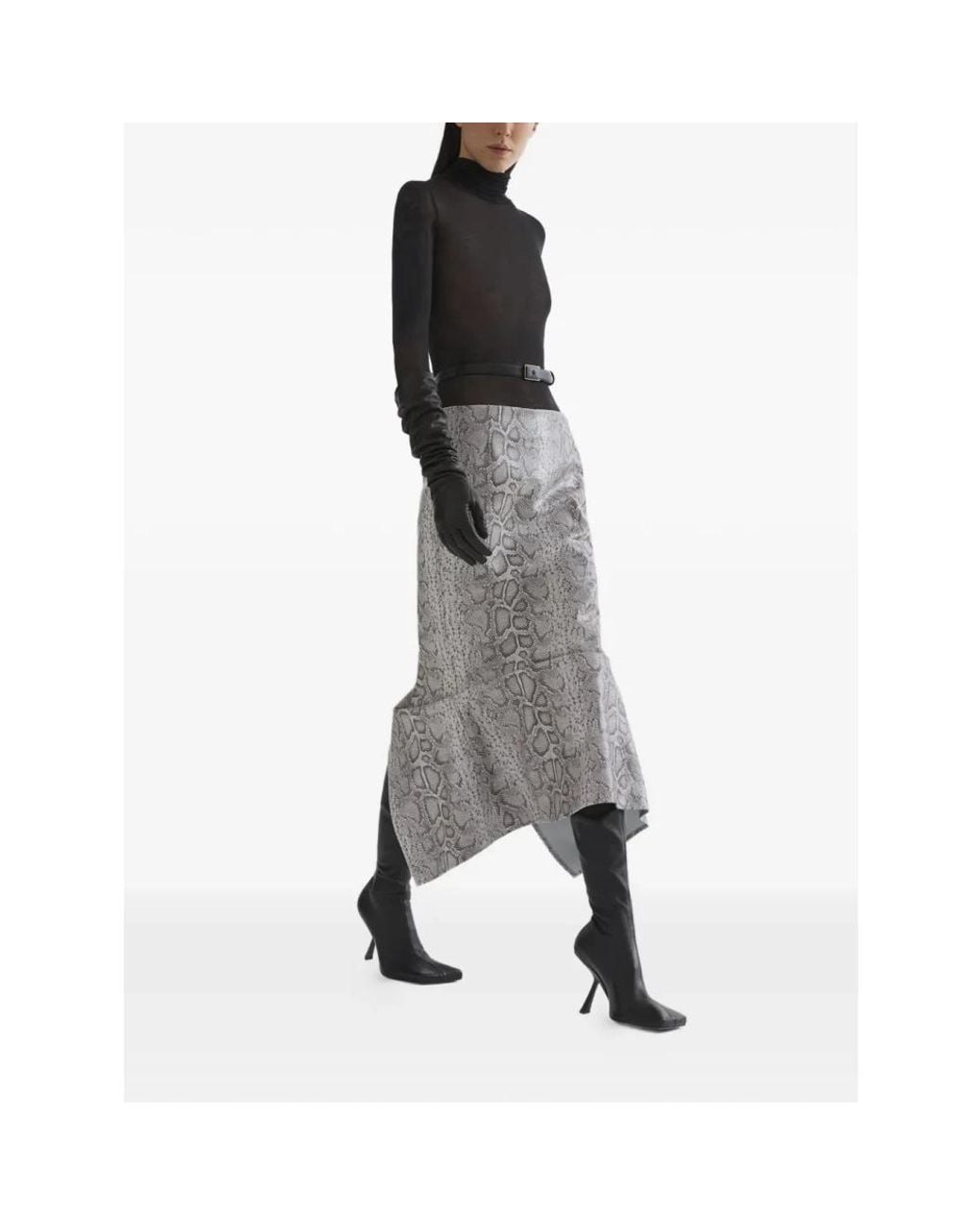 Mugler Black Turtlenecks