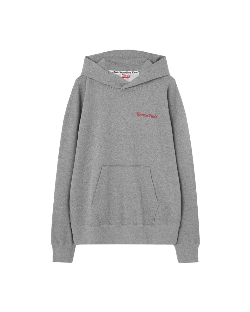 KENZO Hoodies & Sweatvesten ,Grijs ,Katoen Urban Oversize Hoodie in het Gray voor heren