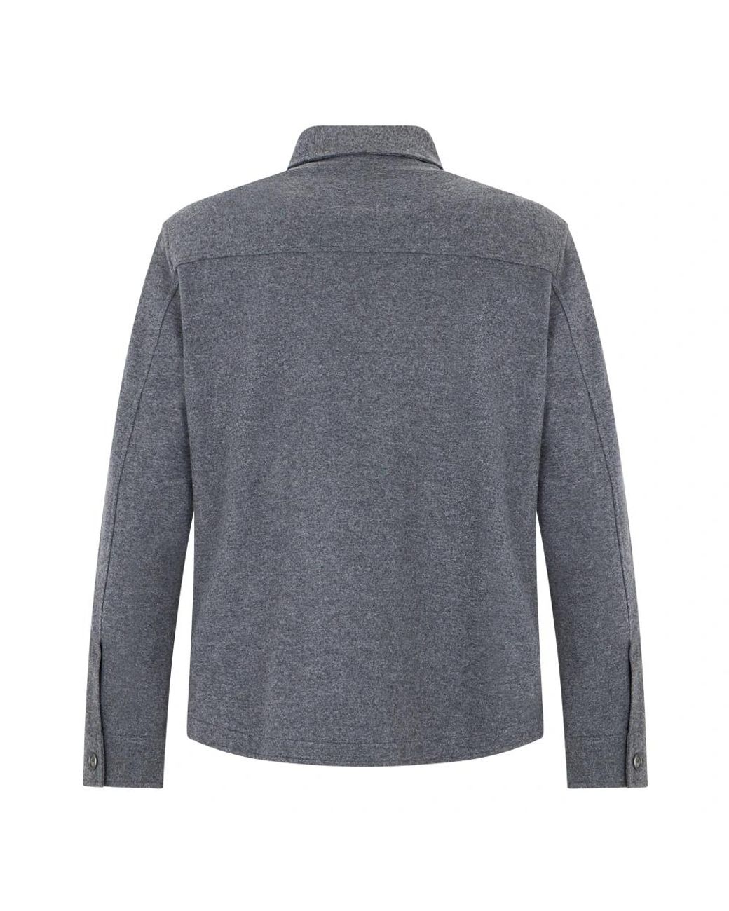 Fedeli Gray Casual Shirts for men