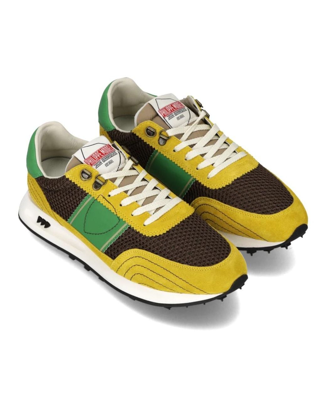 Philippe Model Yellow Sneakers for men