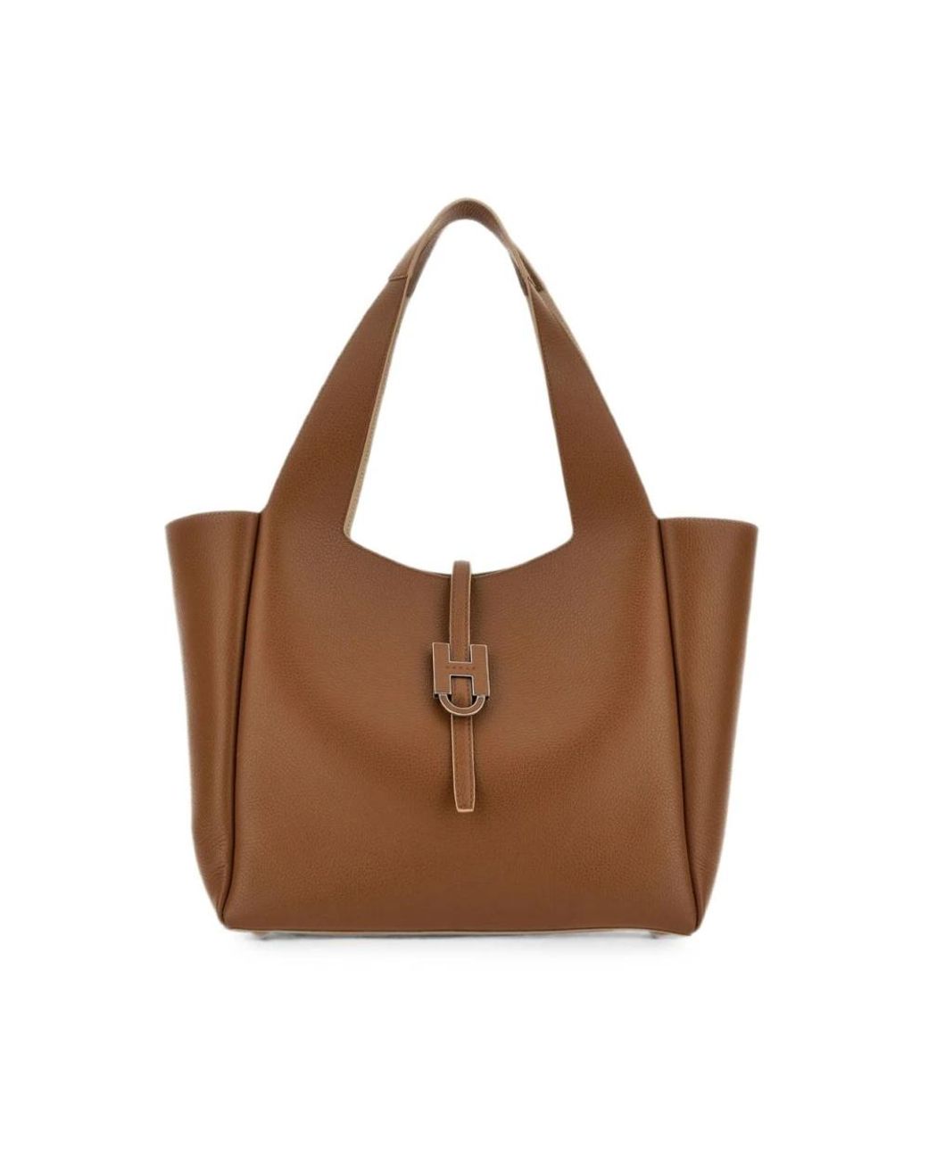 Hogan Brown Shopping Bags
