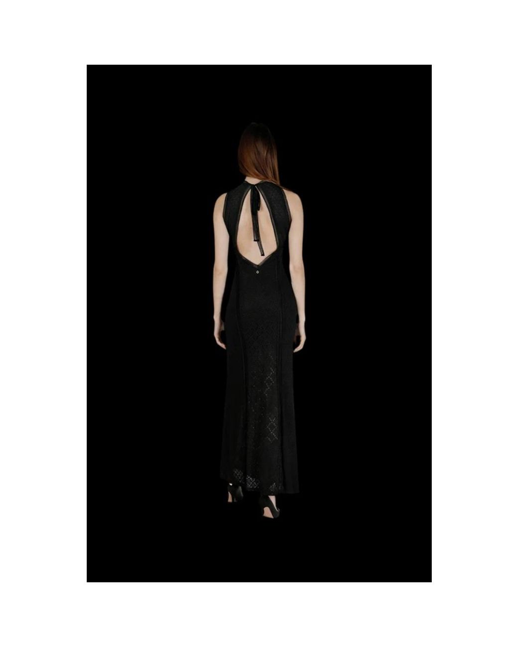 Maxi Dresses Guess de color Black