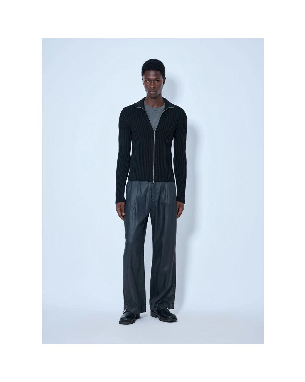 Our Legacy Blue Wide Trousers for men