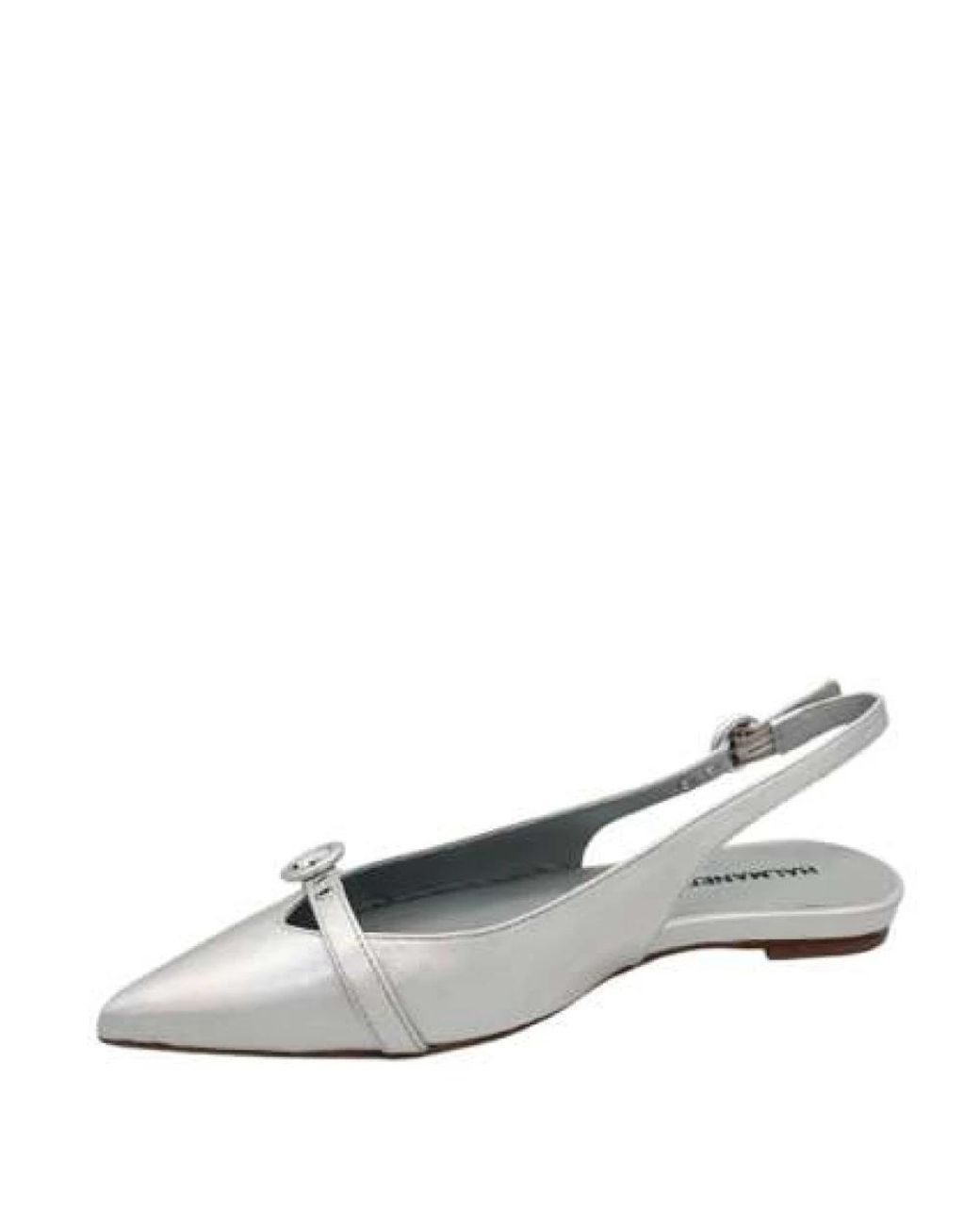 Halmanera Metallic Ballerina Shoes