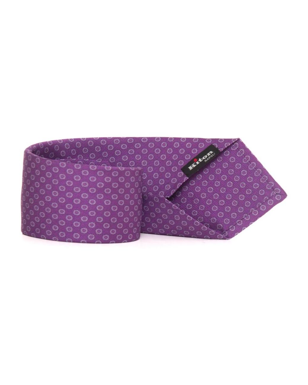 Ties Kiton de hombre de color Purple