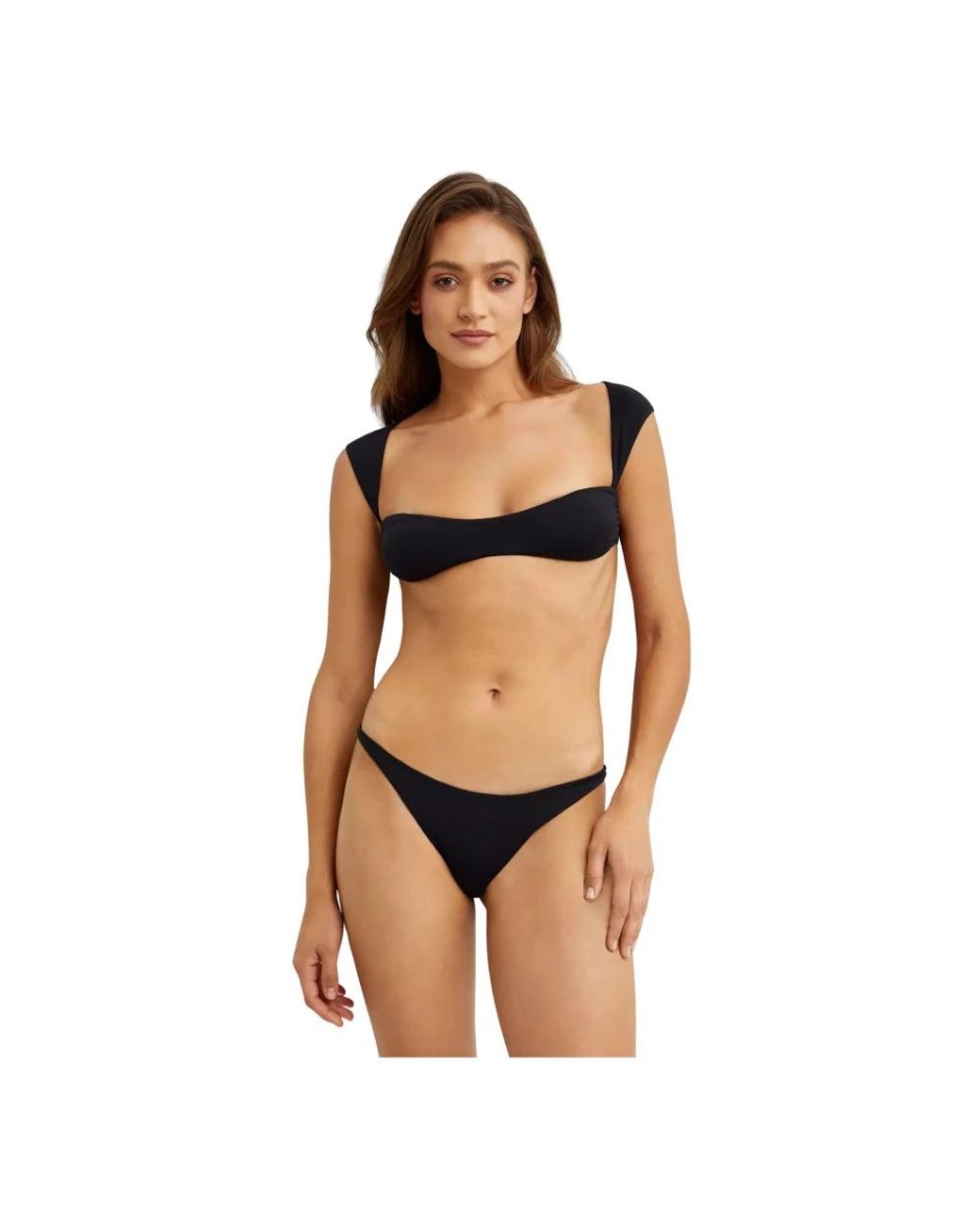 LaRevêche Badmode ,Zwart ,Maria Bikini Top in het Black